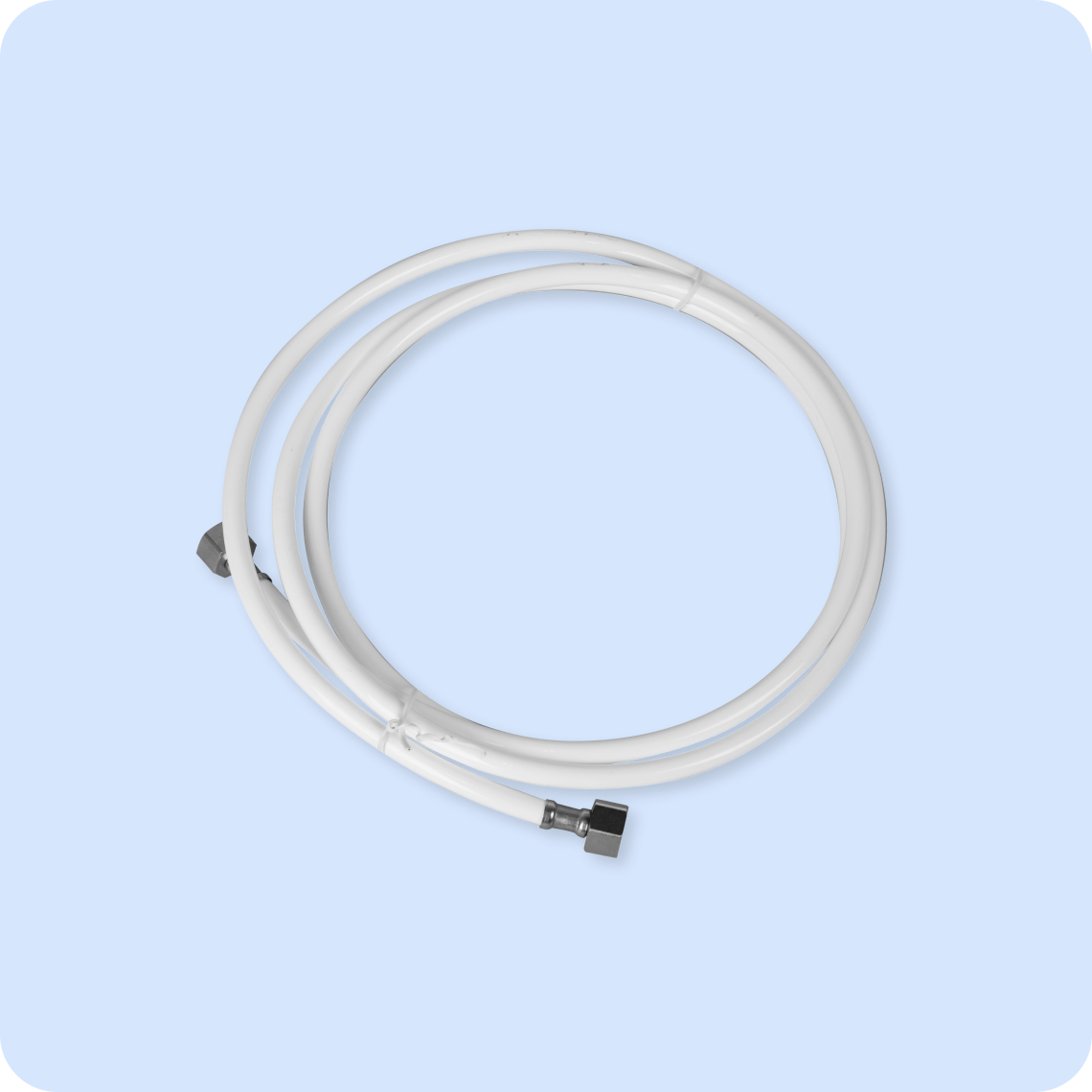 9' Polyurethane Tube with Dual Brass 3/8 Compression Fittings for Spa/Oasis