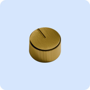 4.0 Adjustable Nozzle Knob: Brushed Brass